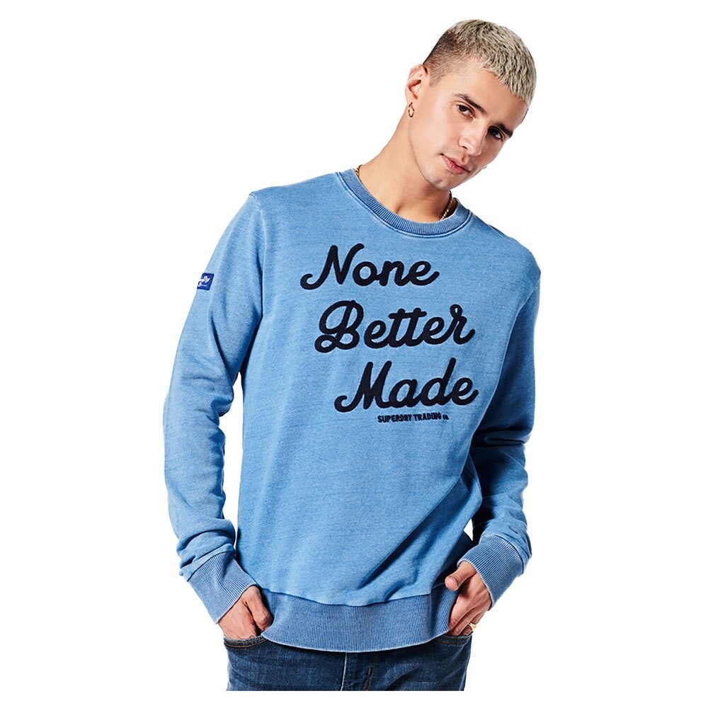 

Толстовка Superdry Vintage Script Style Indg, синий