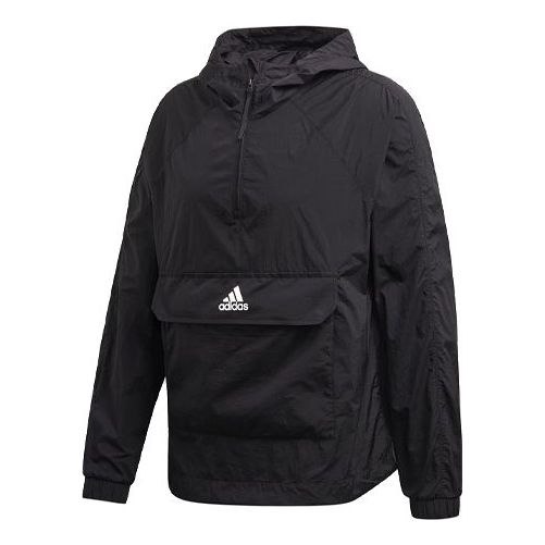 цена Куртка adidas Logo Casual Sports Hooded Jacket Black, черный