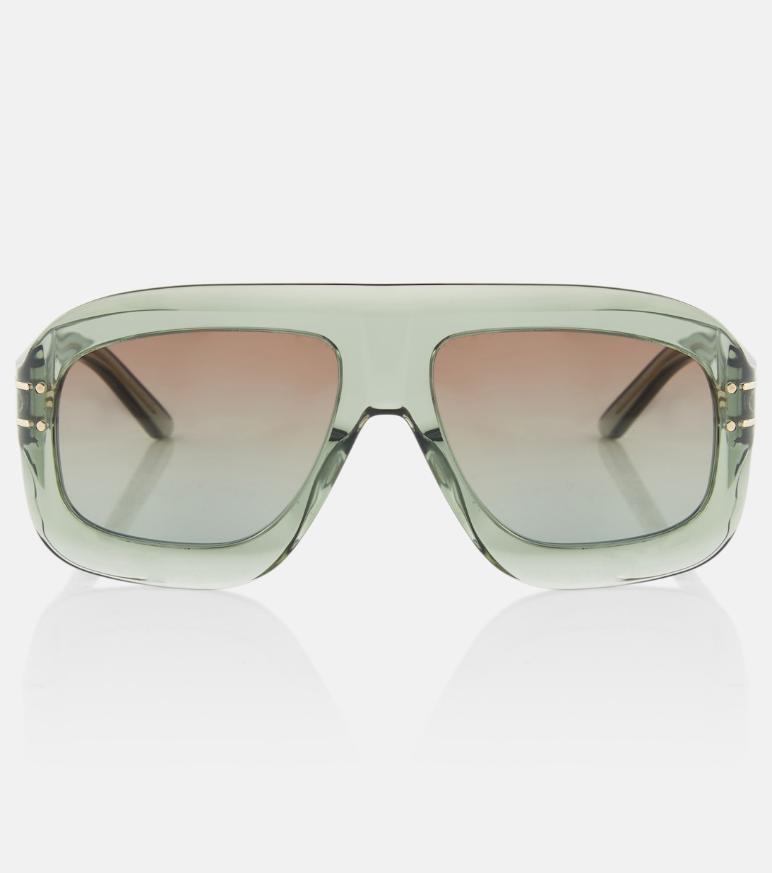 Солнцезащитные очки DiorSignature M1U Dior Eyewear, зеленый