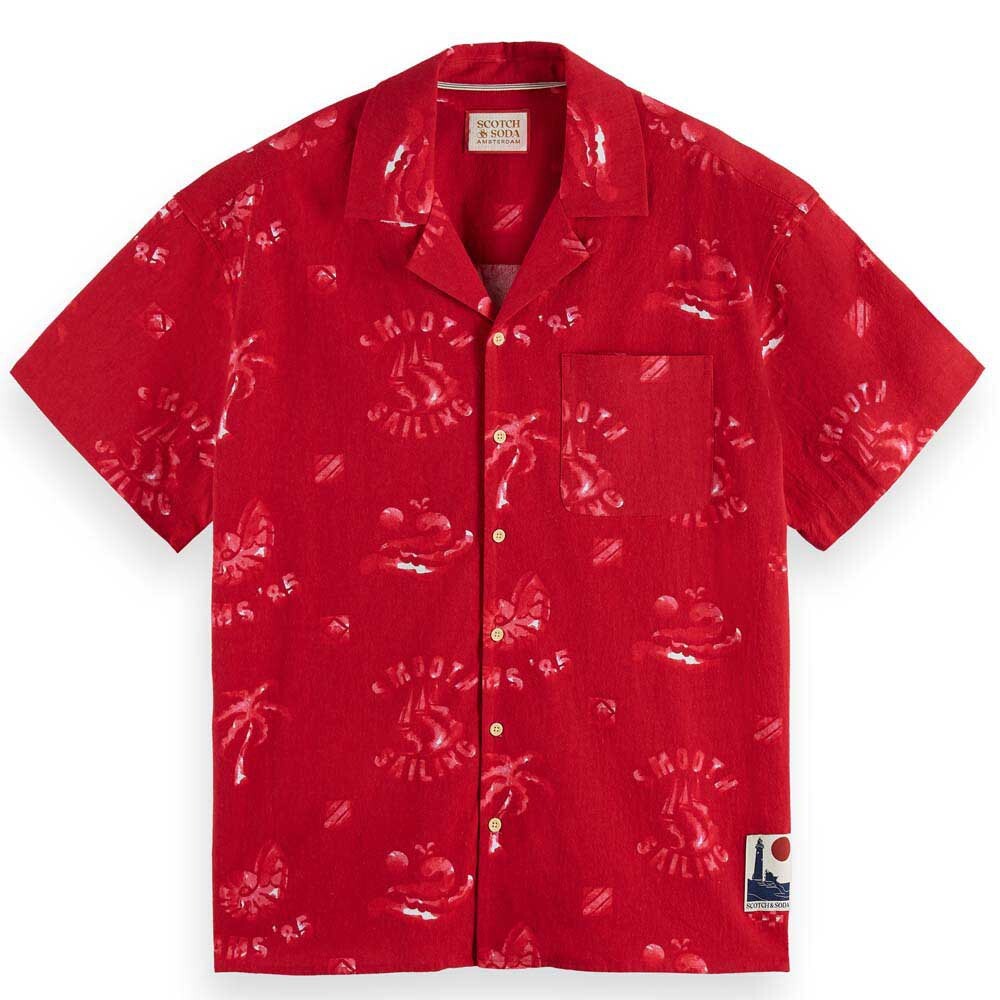 

Рубашка с коротким рукавом Scotch & Soda 175506, красный