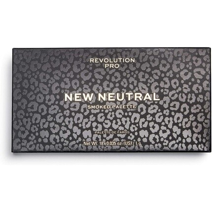 

Палитра теней для век Revolution Pro New Neutral Smoked, 18 оттенков, 18 г Makeup Revolution