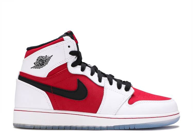 

Кроссовки AIR JORDAN 1 RETRO OG BG 'CARMINE', белый