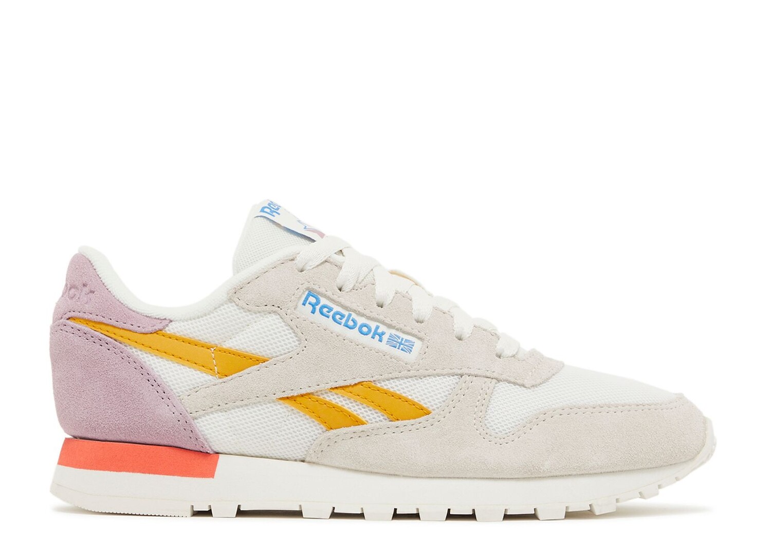

Кроссовки Reebok Wmns Classic Leather 'Chalk Bright Ochre', белый