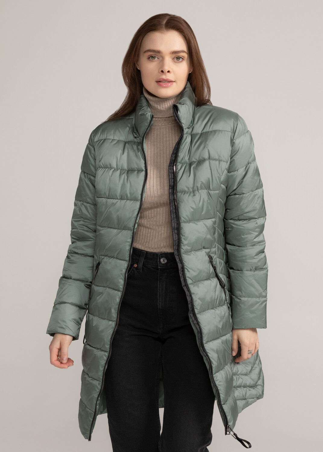 

Кожаная куртка MANISA Damen Zerodownmantel, зеленый