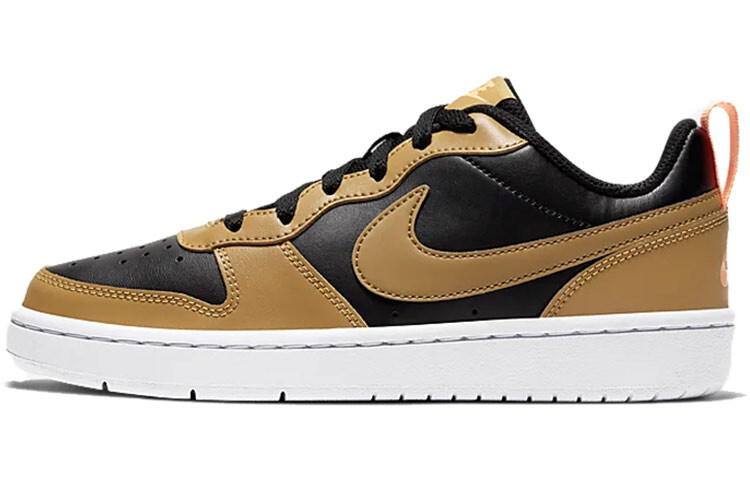 

Nike Court Borough Low 2 (GS) Черный/Пшеничный/Оранжевый Пульс/Белый