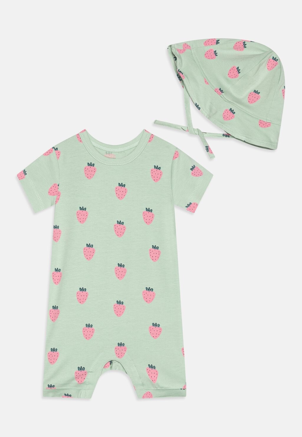 

Комбинезон NBFVANDORA SUNSUIT UNISEX SET Name it, цвет silt green