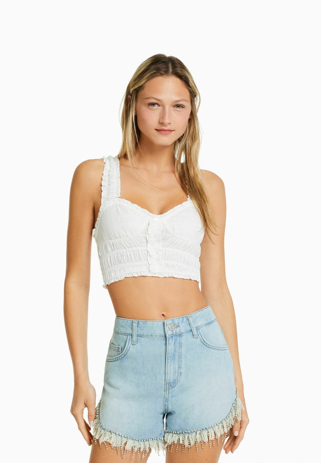 

Джинсовые шорты Bershka