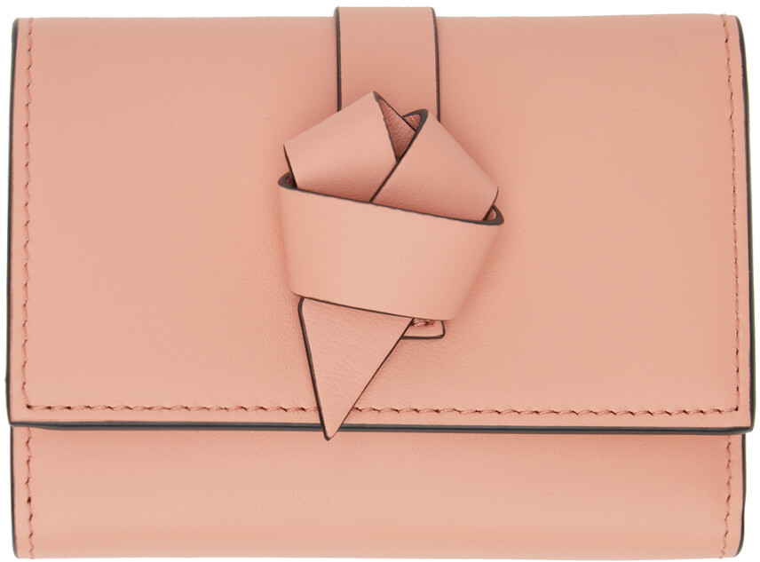 

Розовый кошелек Musubi Salmon Acne Studios