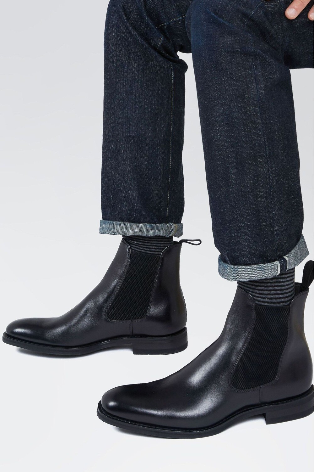 

Ботинки челси Loake by Colorado Goodyear с рантом Jones Bootmaker, черный