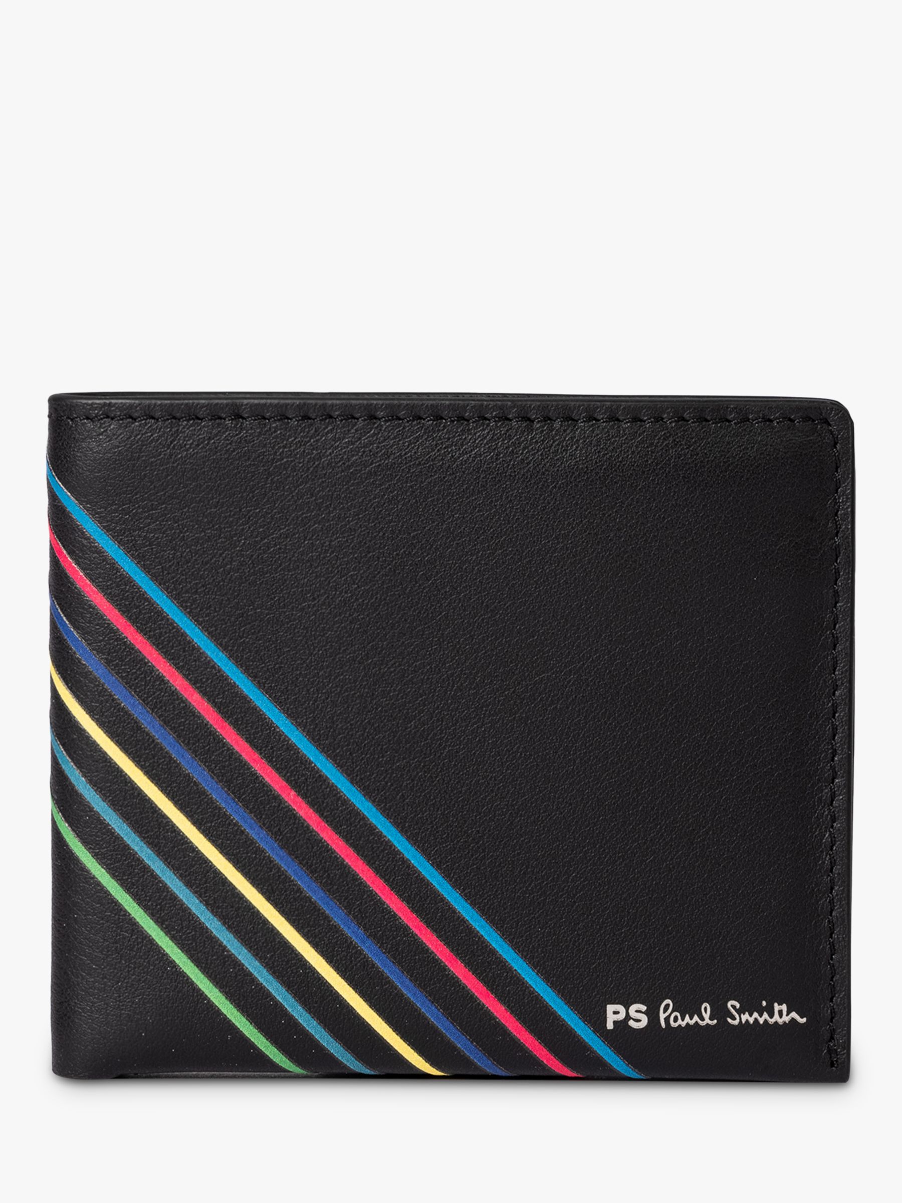 

Кошелек Paul Smith Billfold в полоску, черный