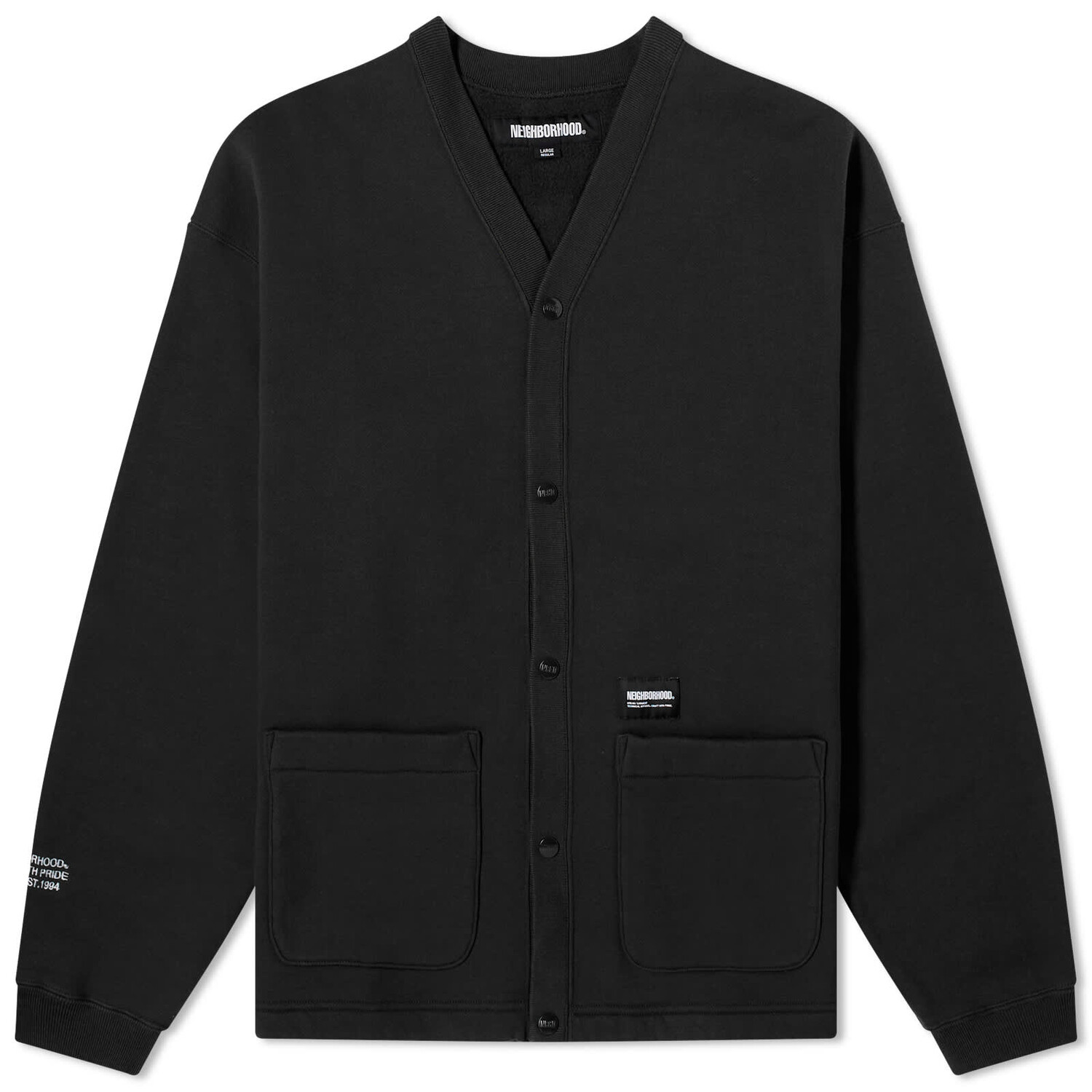 

Кардиган Neighborhood Plain Sweat, черный