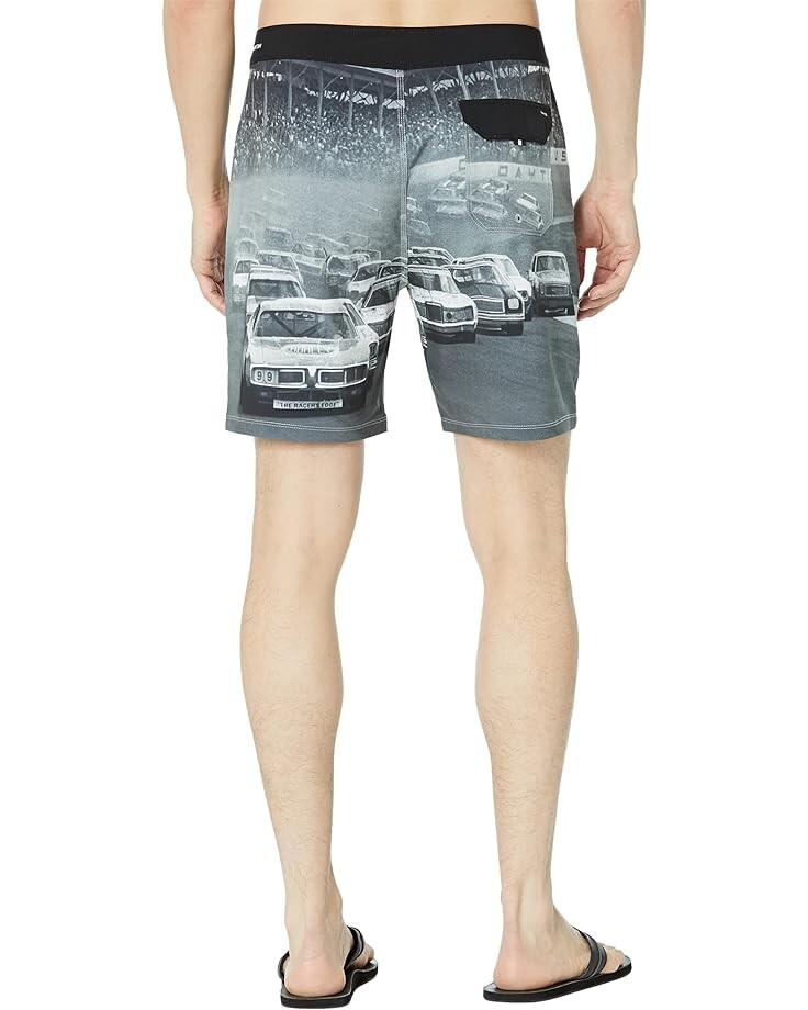 

Шорты для плавания Hurley Phantom-Eco NASCAR Finishline 18" Boardshorts, черный