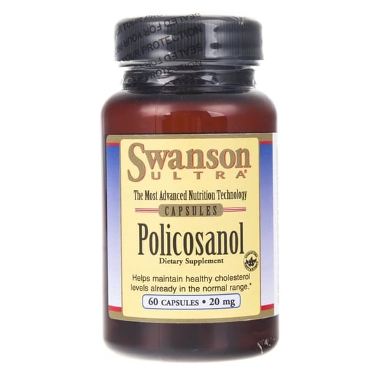 Swanson, Поликозанол, 20 мг, 60 капсул поликозанол swanson 10 мг 60 капсул