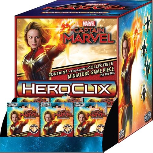 

Фигурки Marvel Heroclix: Captain Marvel Movie Gravity Feed WizKids