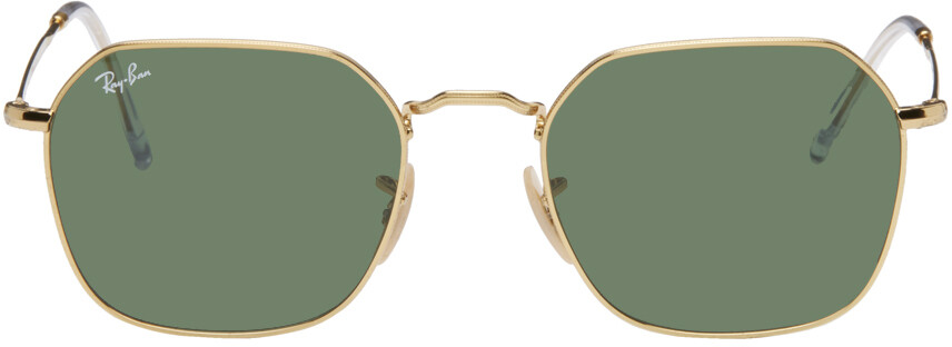 

Золотые солнцезащитные очки Jim Ray-Ban