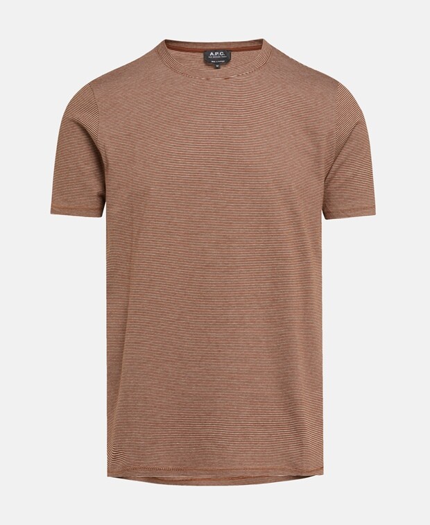 

Футболка A.P.C., коричневый