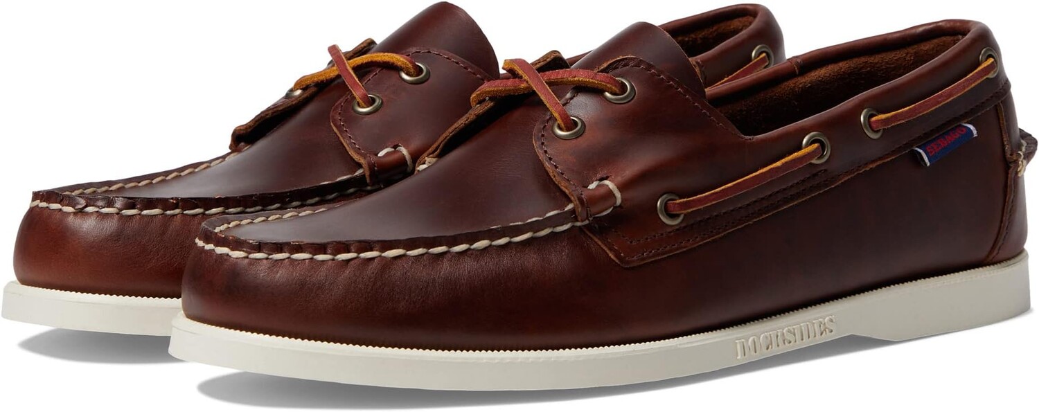 

Топсайдеры Docksides Portland Waxed Sebago, коричневый