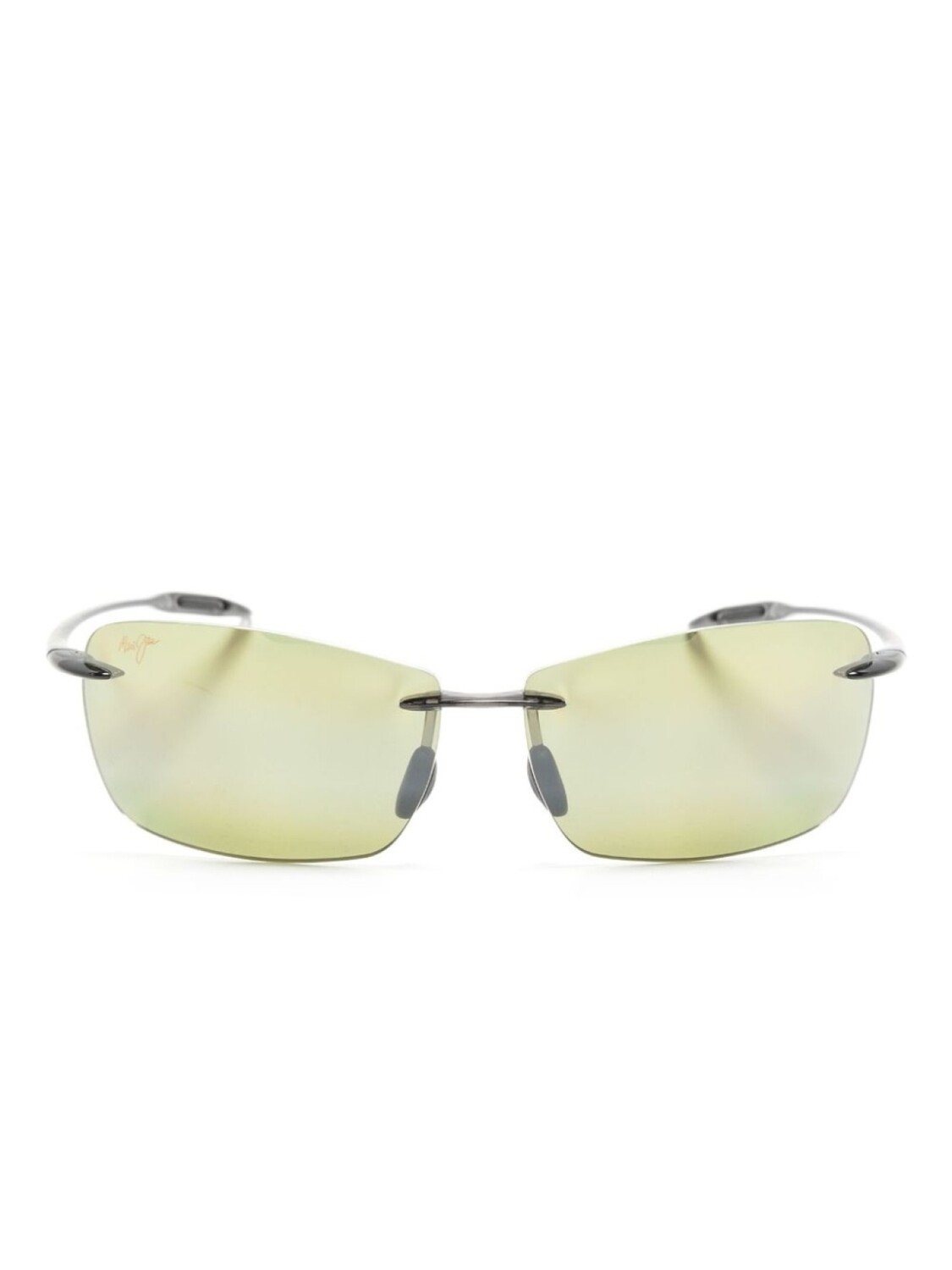 

Солнцезащитные очки Light House в прямоугольной оправе Maui Jim, черный