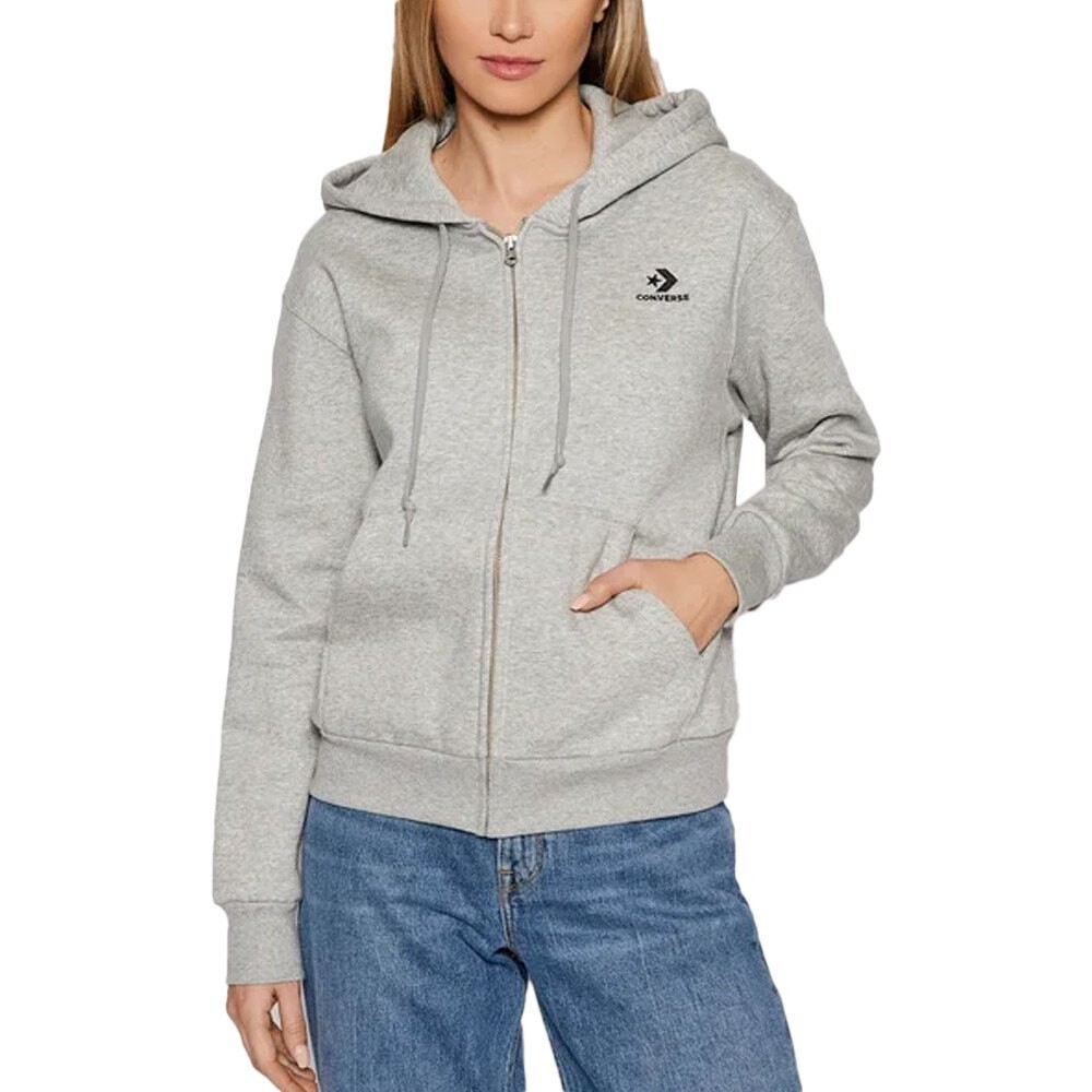 

Толстовка Converse Star Chevron Full Zip, серый