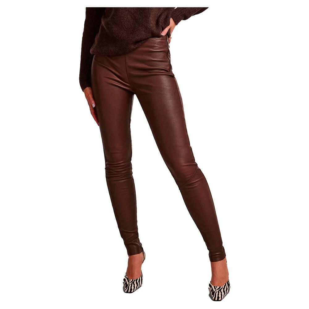 

Леггинсы Yas Zeba Stretch Fit, коричневый