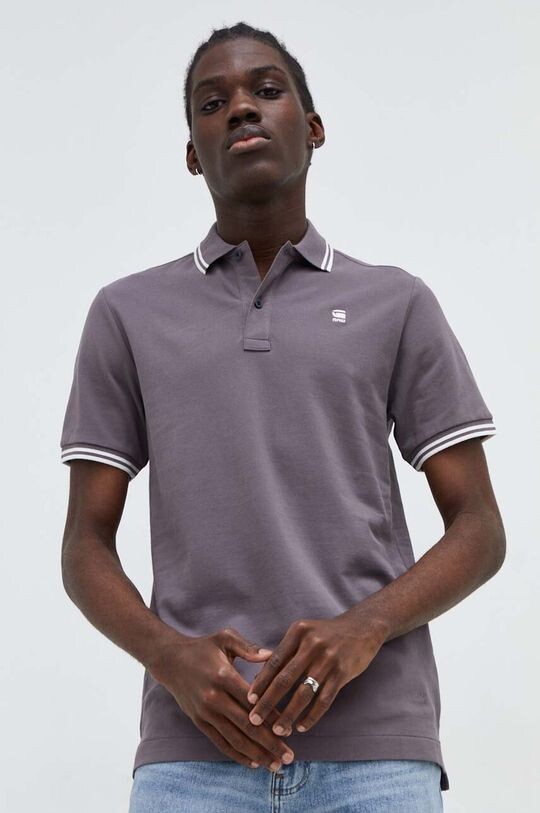 

Рубашка поло G-Star Raw, фиолетовый