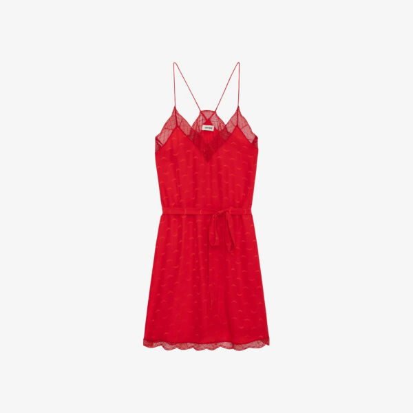 

Платье мини Ristyz с жаккардовыми крыльями Zadig&Voltaire, цвет japon