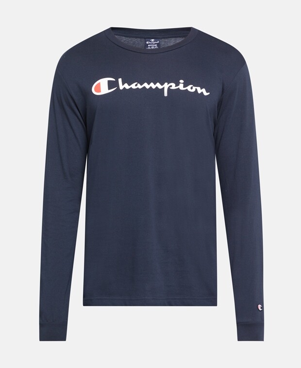 

Топ с длинными рукавами Champion, темно-синий