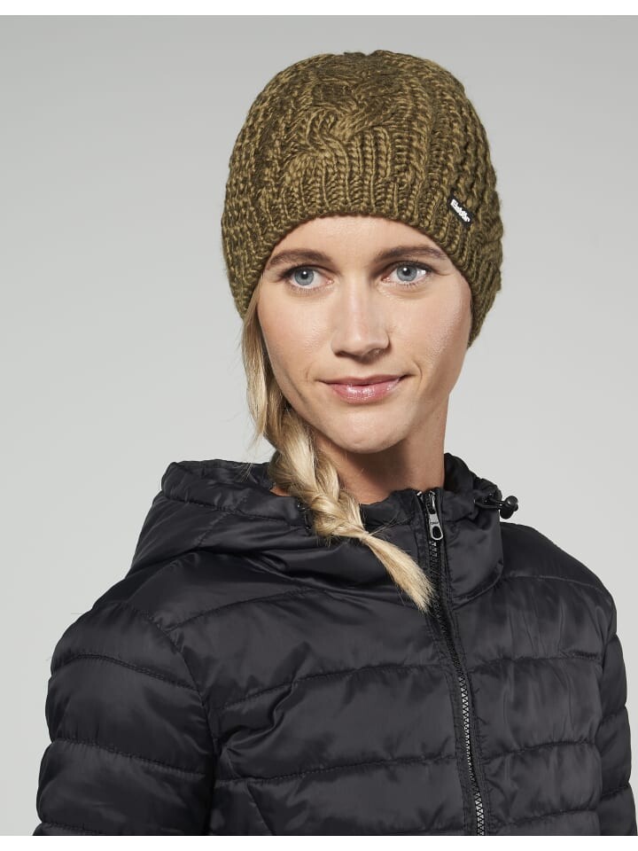 

Вязаная шапка Eisbär Strick Afra, цвет khaki green
