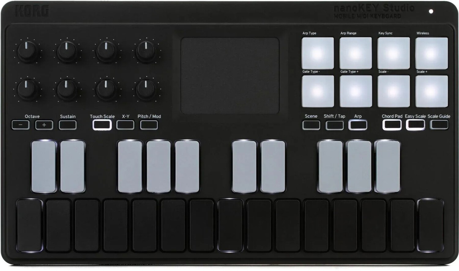

Korg nanoKEY Studio Bluetooth/USB MIDI и демонстрация контроллера Pad