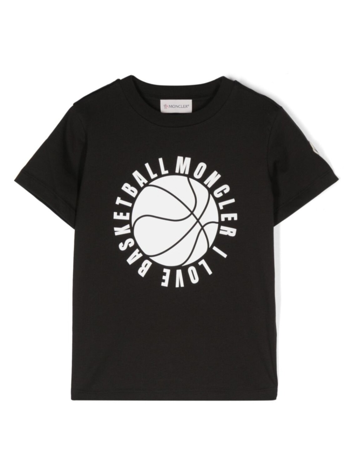 

Moncler Enfant ball-print cotton T-shirt, черный