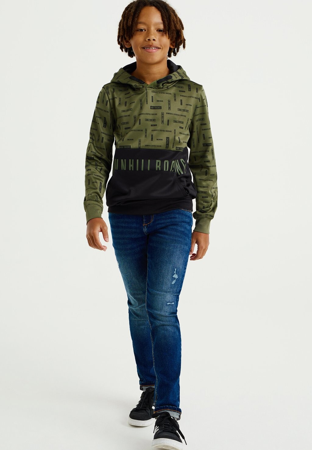 

Толстовка DESSIN EN OPDRUK WE Fashion, цвет green