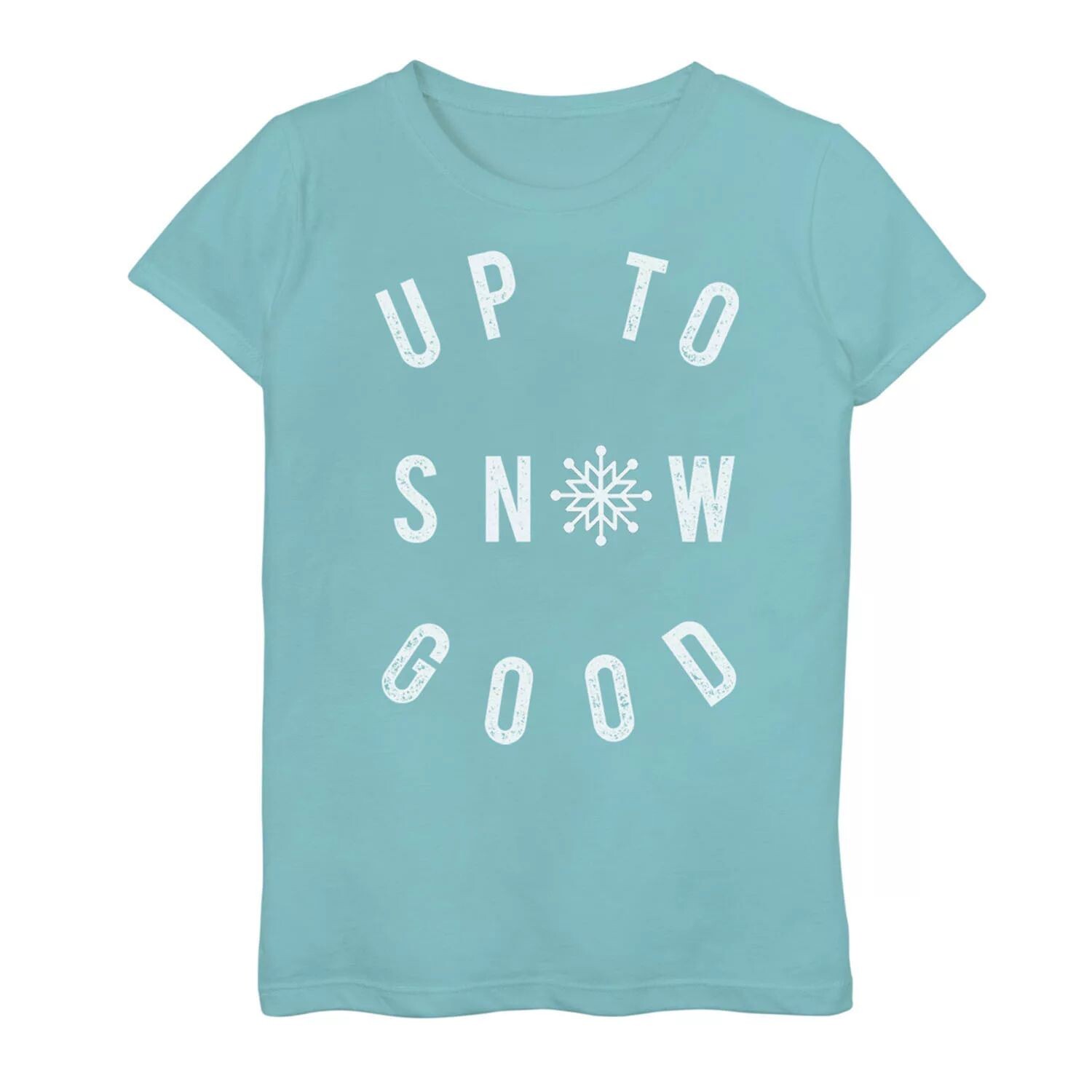

Футболка с рисунком «Up To Snow Good» для девочек 7–16 лет Unbranded