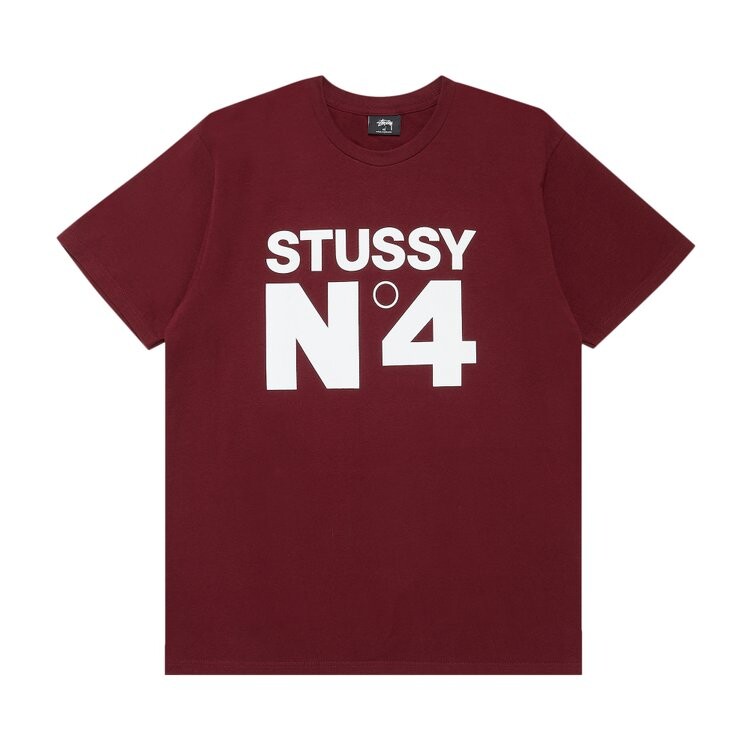 

Футболка Stussy No. 4 'Wine', красный