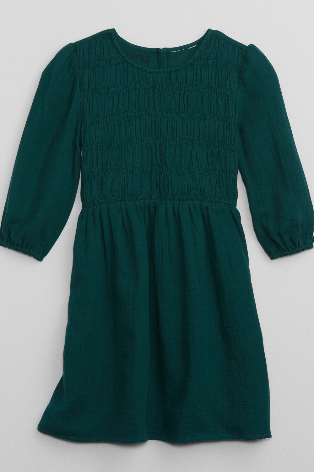 

Свободное платье с пышными рукавами Gap, зеленый
