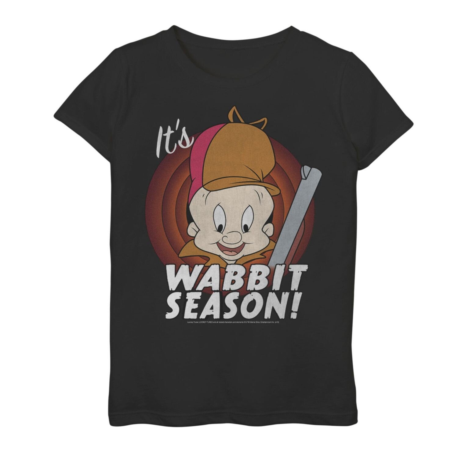 

Футболка с рисунком «It's Wabbit Season» для девочек 7–16 лет «Looney Tunes Elmer Fudd» Licensed Character