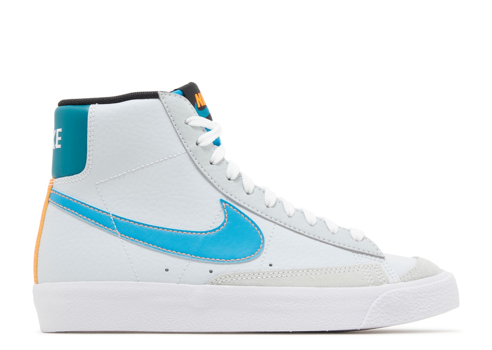 

Кроссовки Nike Blazer Mid '77 Gs 'Pure Platinum Laser Blue', белый