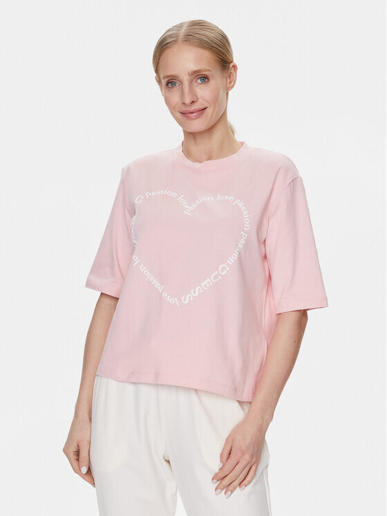 

Футболка свободного покроя Guess, розовый