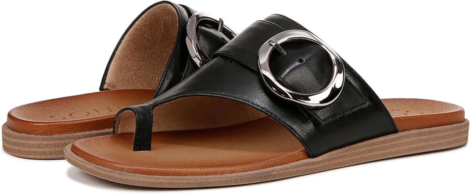 

Сандалии Naturalizer SOUL Naturalizer - Joanie Thongs, цвет Black Faux Leather