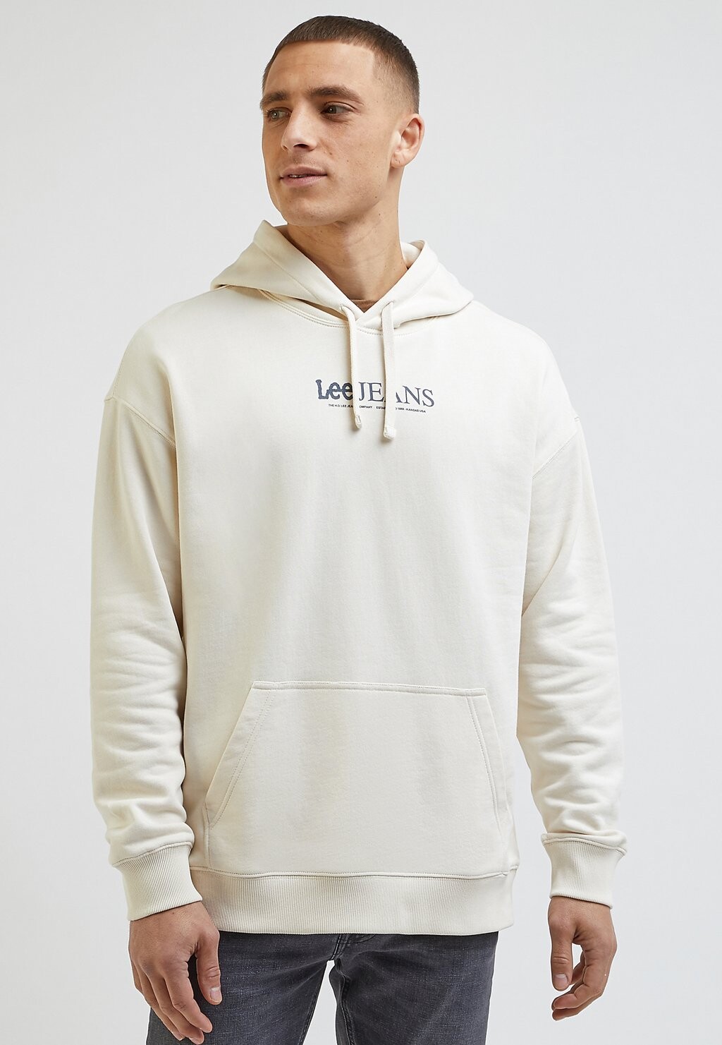 

Толстовка Loose Logo Lee, цвет ecru