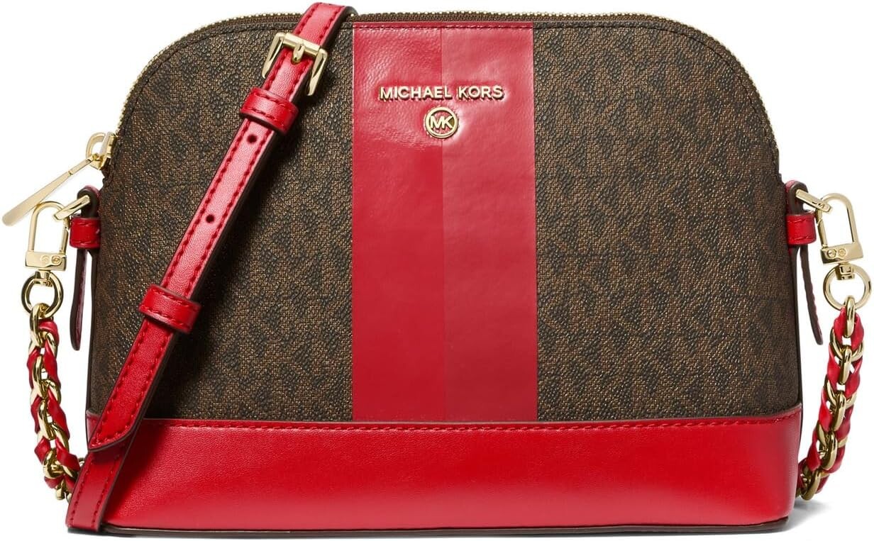 

Сумка Jet Set Charm Large Dome Crossbody MICHAEL Michael Kors, малиновый