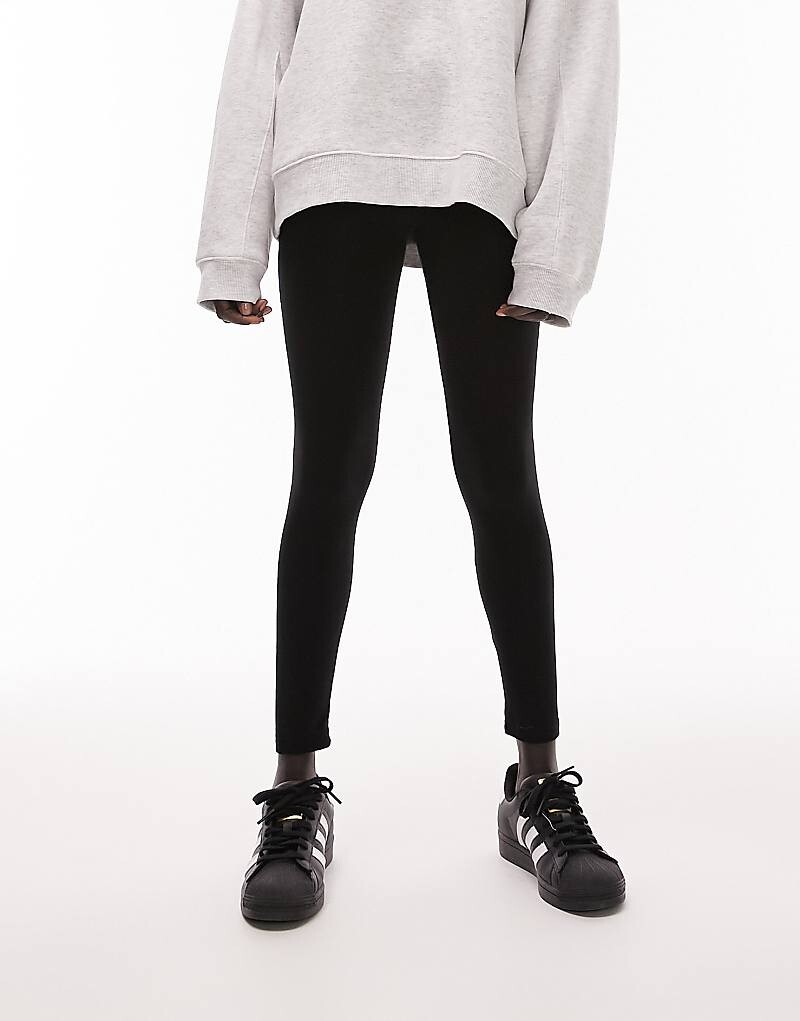 

Базовые леггинсы Topshop Petite – Kn 6chellange в цвете Schwarz