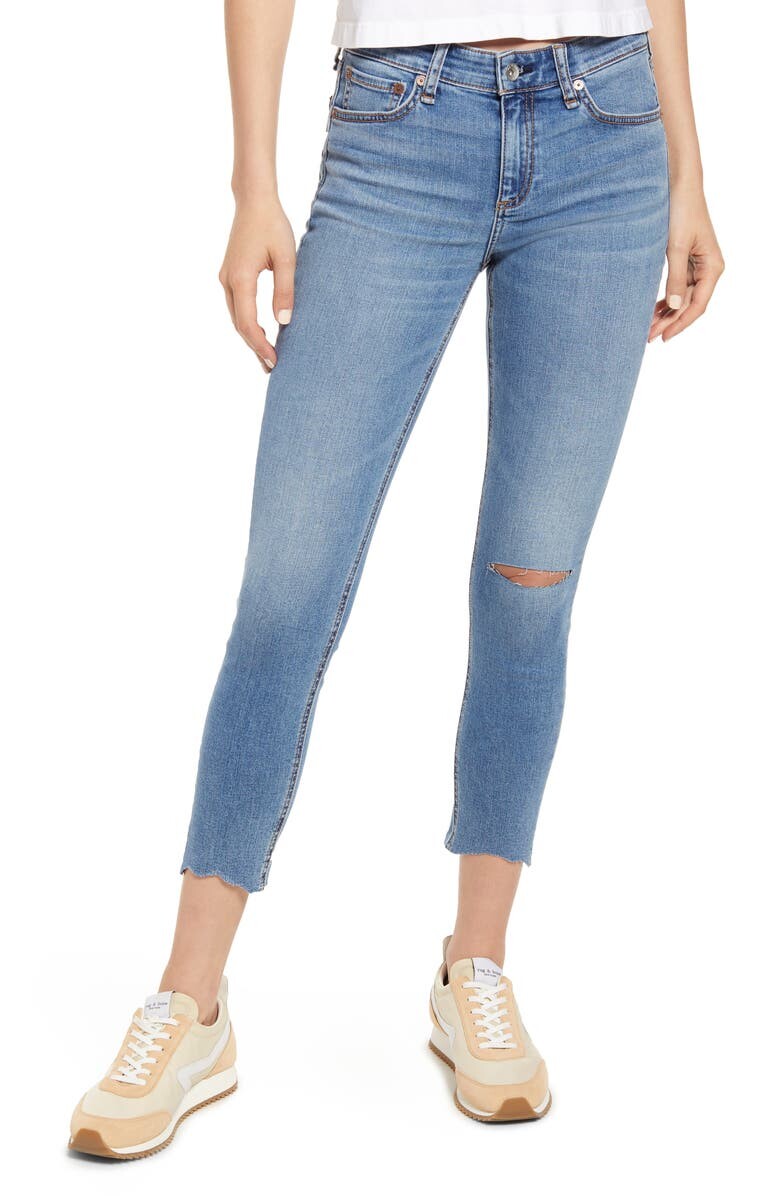 

Джинсы скинни до щиколотки Cate RAG & BONE