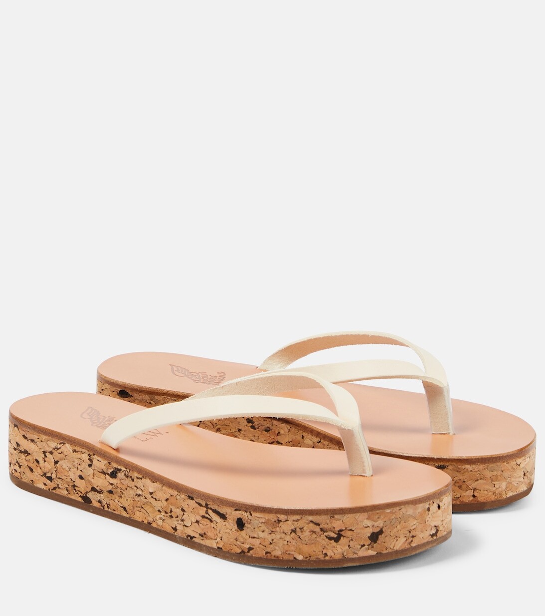 

Сандалии Saionara с кожаными ремешками Ancient Greek Sandals, белый