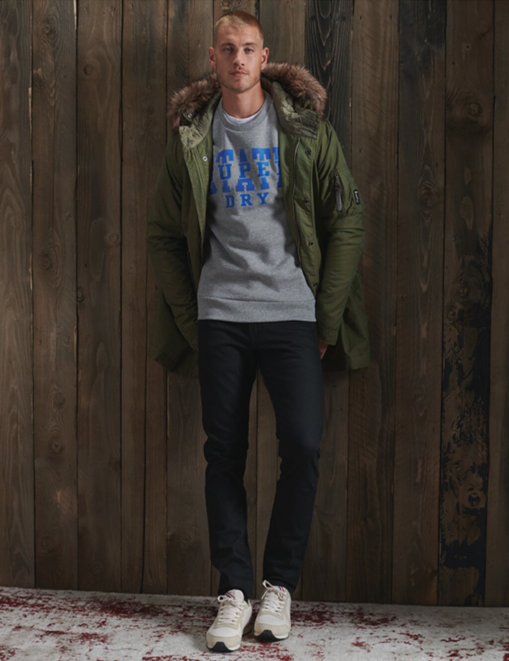 

Зимняя куртка Superdry, Черный