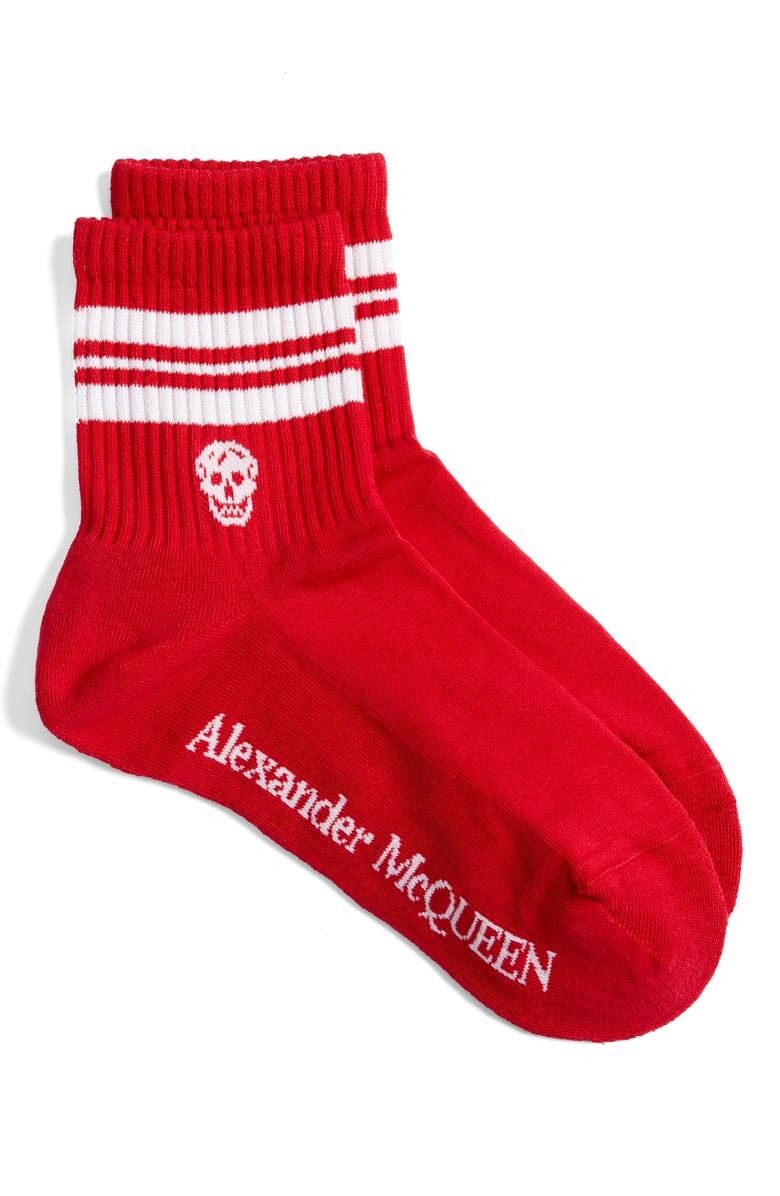 

Полосатые носки с черепами ALEXANDER MCQUEEN