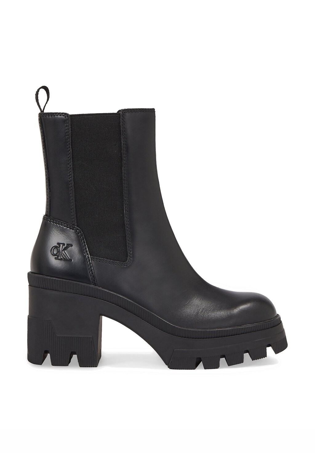 

Ботильоны на каблуке Chunky Heeled Lth Calvin Klein Jeans, цвет triple black