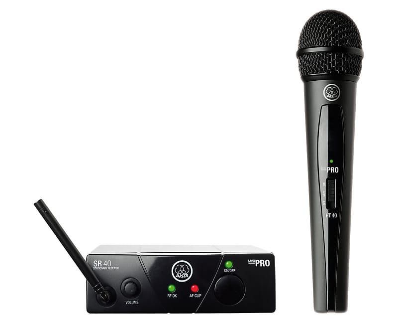 цена Микрофон AKG WMS40 Mini Single Vocal Set Wireless Microphone System - Band D