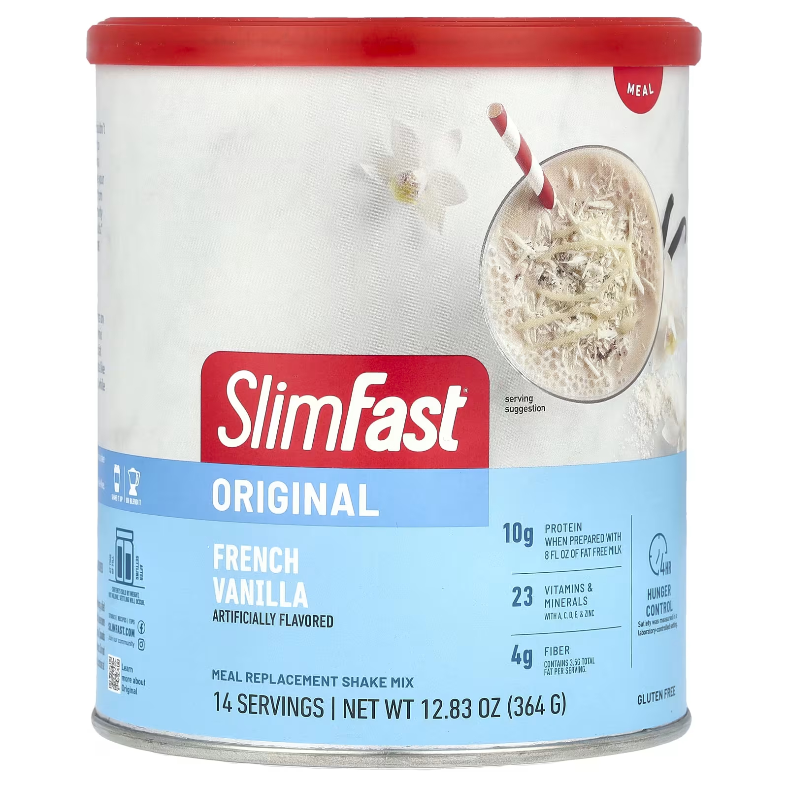 Смесь для замены еды SlimFast Original французская ваниль, 364 г