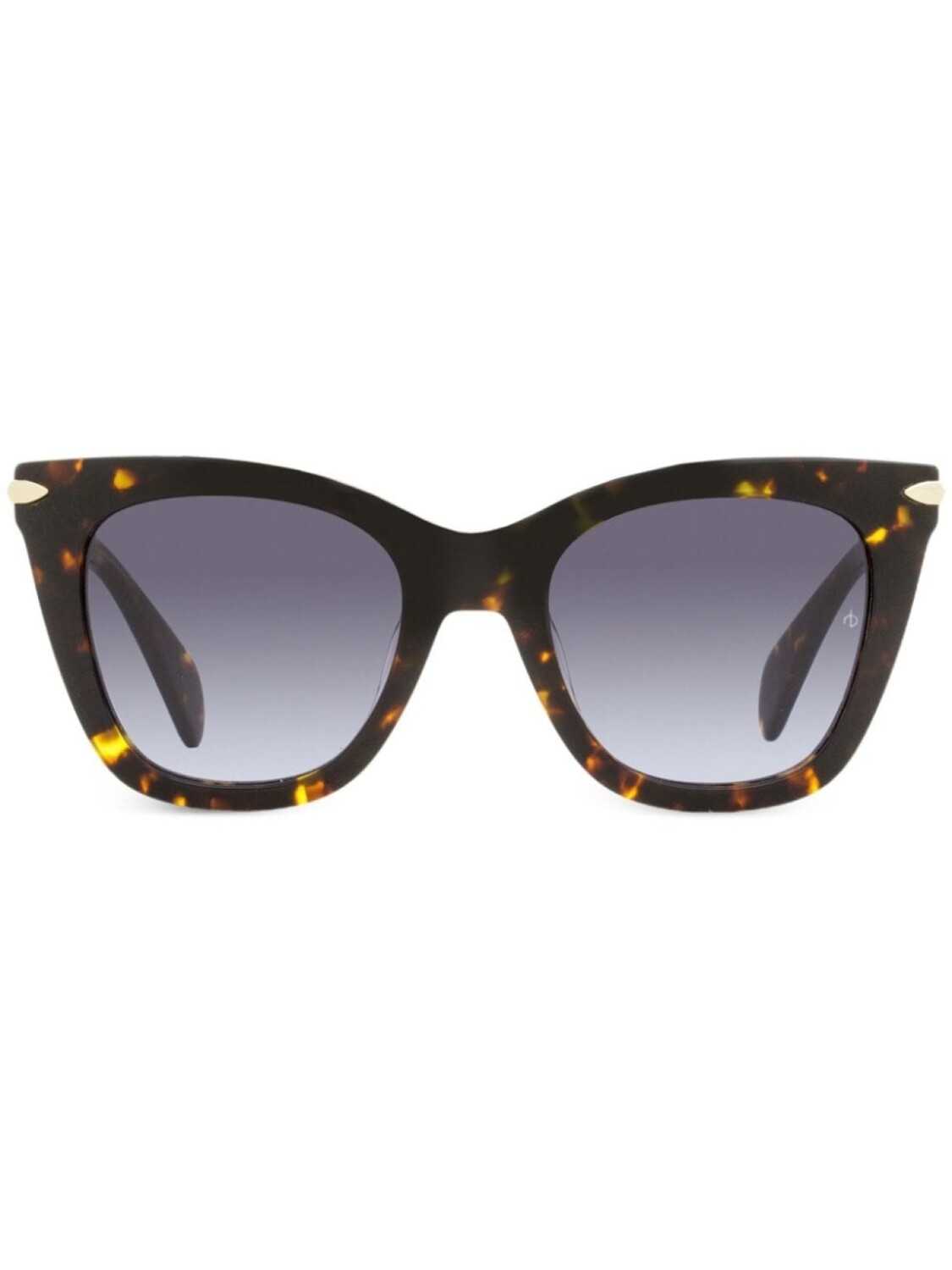 

Солнцезащитные очки черепаховой расцветки RAG & BONE EYEWEAR, коричневый