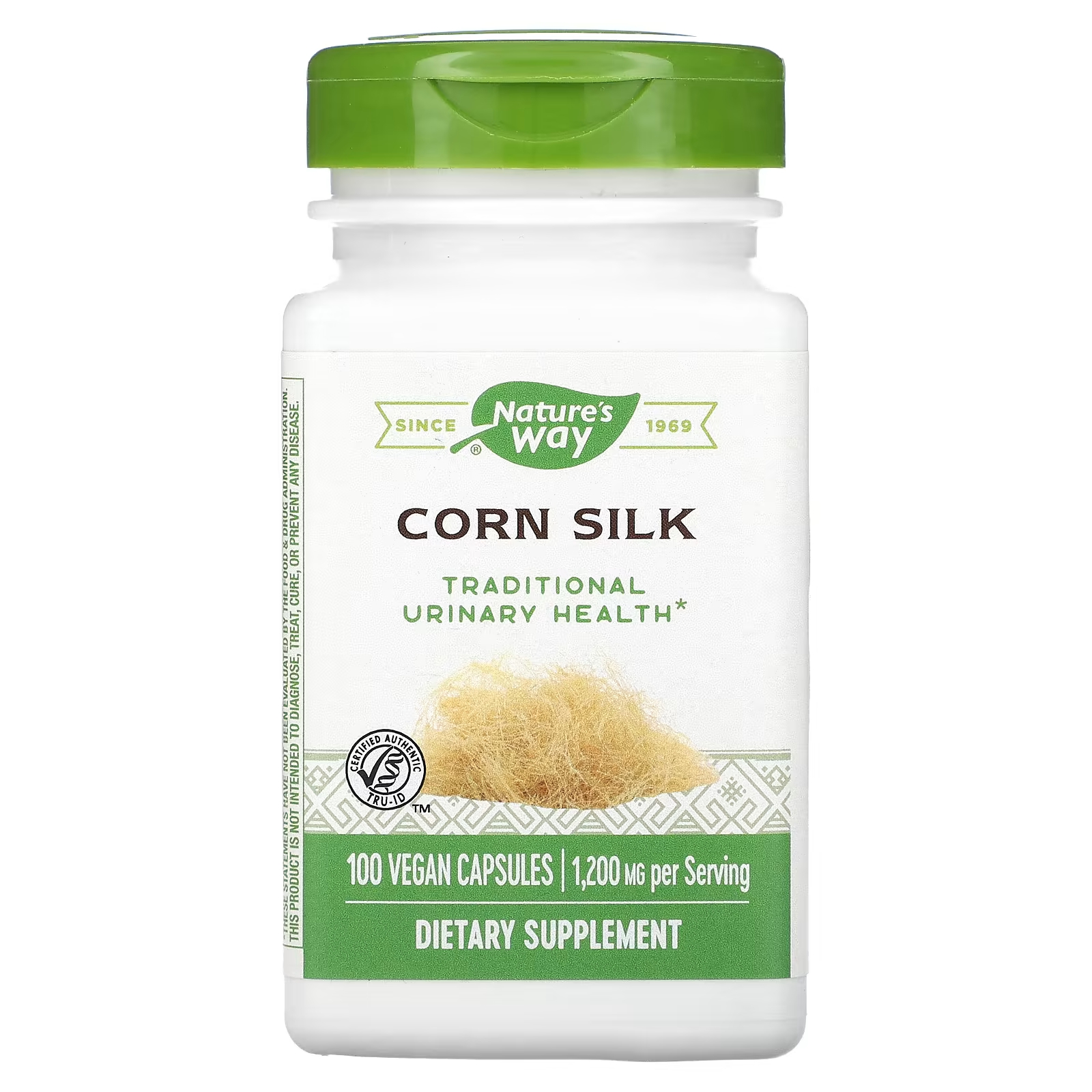 Пищевая добавка Nature's Way Corn Silk 1200 мг, 100 веганских капсул